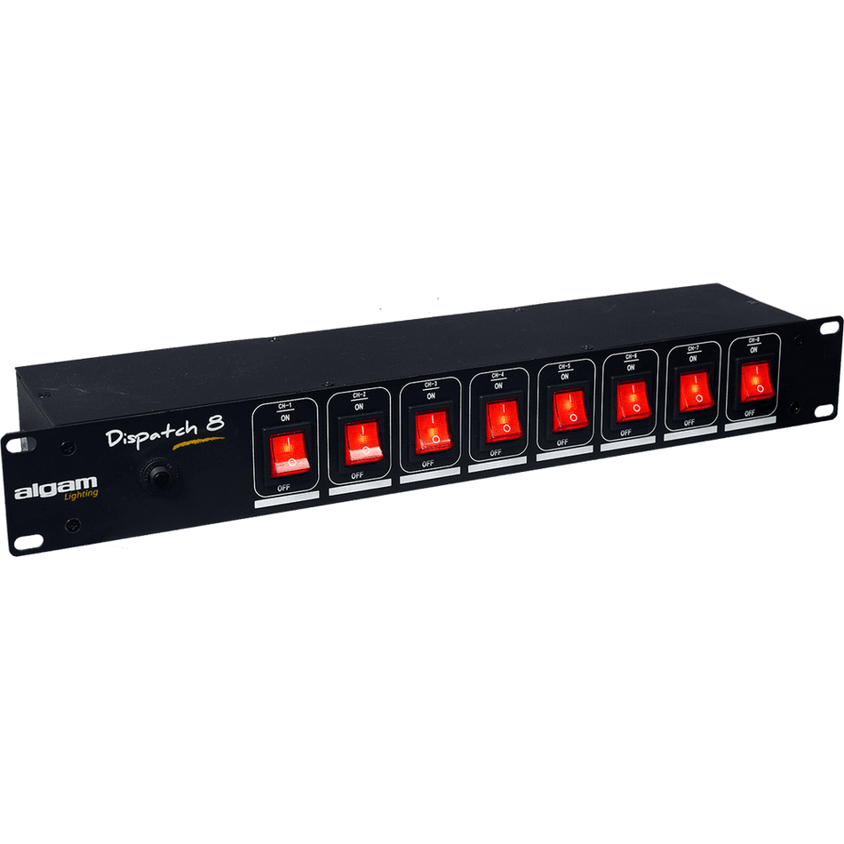 Algam DISPATCH-8 – Regleta rackeable de 8 canales con interruptores iluminados - Tempo Shop