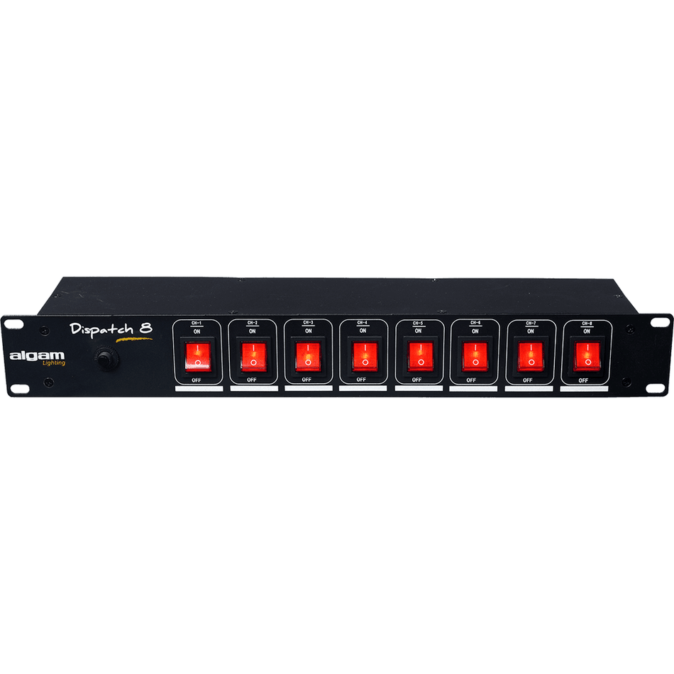 Algam DISPATCH-8 – Regleta rackeable de 8 canales con interruptores iluminados - Tempo Shop