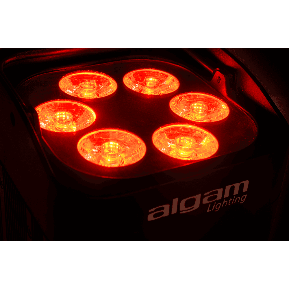 Algam EVENTPAR – PAR de 6 LED 12W con batería RGBWAUV IR y DMX inalámbrico - Tempo Shop