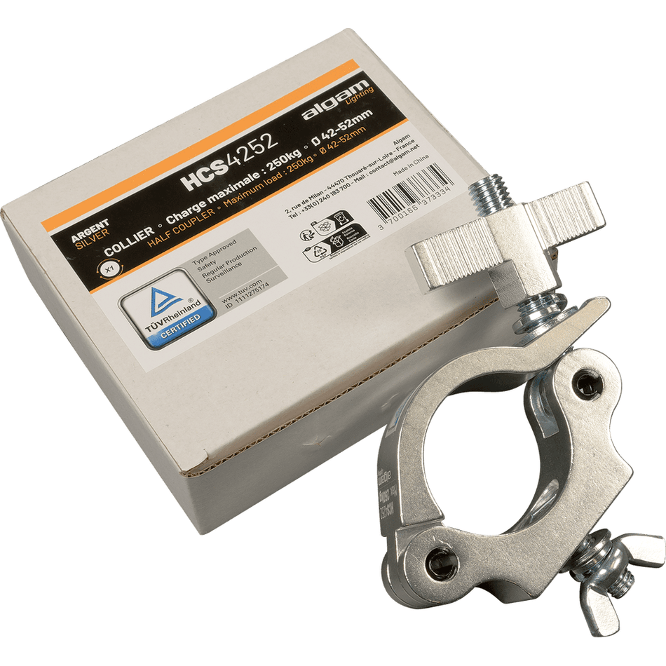 Algam HCS-4252-250KG – Abrazadera de colgado Ø 42–52 mm, 250 kg - Tempo Shop