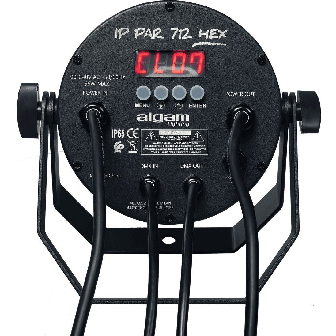 Algam IP-PAR-712-HEX – Foco PAR LED IP65 7×12W HEX - Tempo Shop