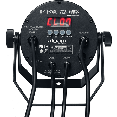 Algam IP-PAR-712-HEX – Foco PAR LED IP65 7×12W HEX - Tempo Shop