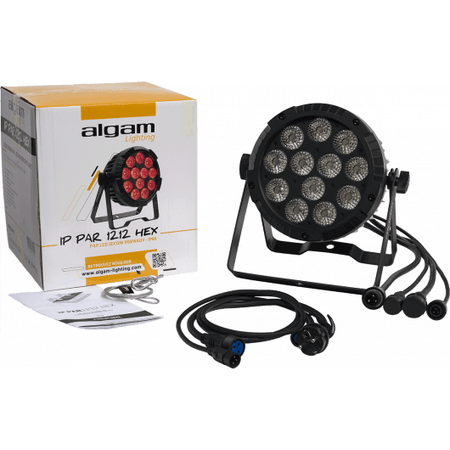 Algam IPPAR1212HEX – Foco PAR LED 12×12W RGBWA+UV IP65 - Tempo Shop