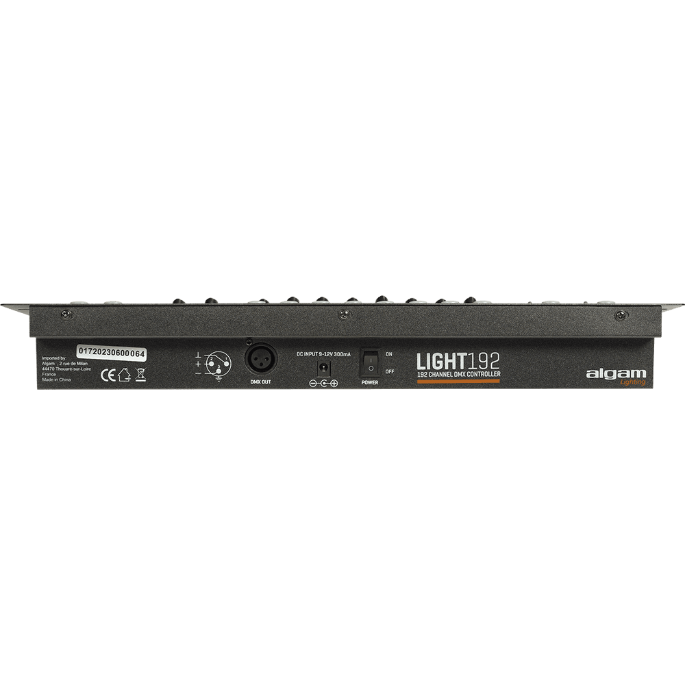 Algam LIGHT192 – Controlador DMX de 192 canales - Tempo Shop