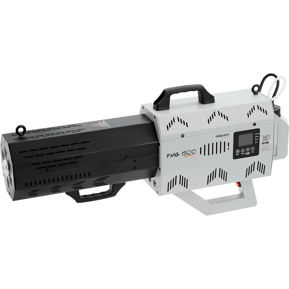 Algam Lighting FMG 1500 - Máquina de Humo Portátil Tipo Cañón 1500W con LEDs RGBA - Tempo Shop