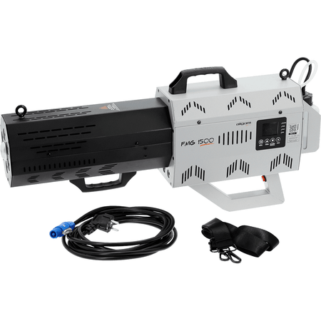 Algam Lighting FMG 1500 - Máquina de Humo Portátil Tipo Cañón 1500W con LEDs RGBA - Tempo Shop