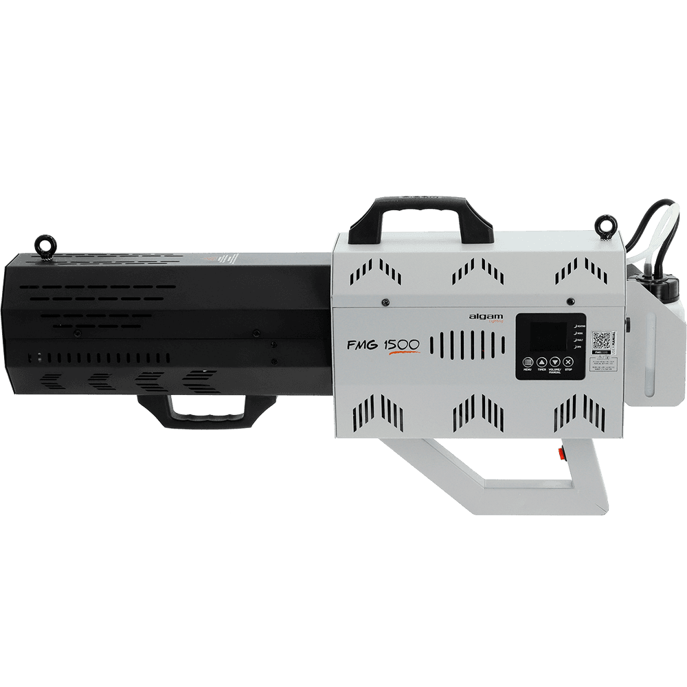 Algam Lighting FMG 1500 - Máquina de Humo Portátil Tipo Cañón 1500W con LEDs RGBA - Tempo Shop