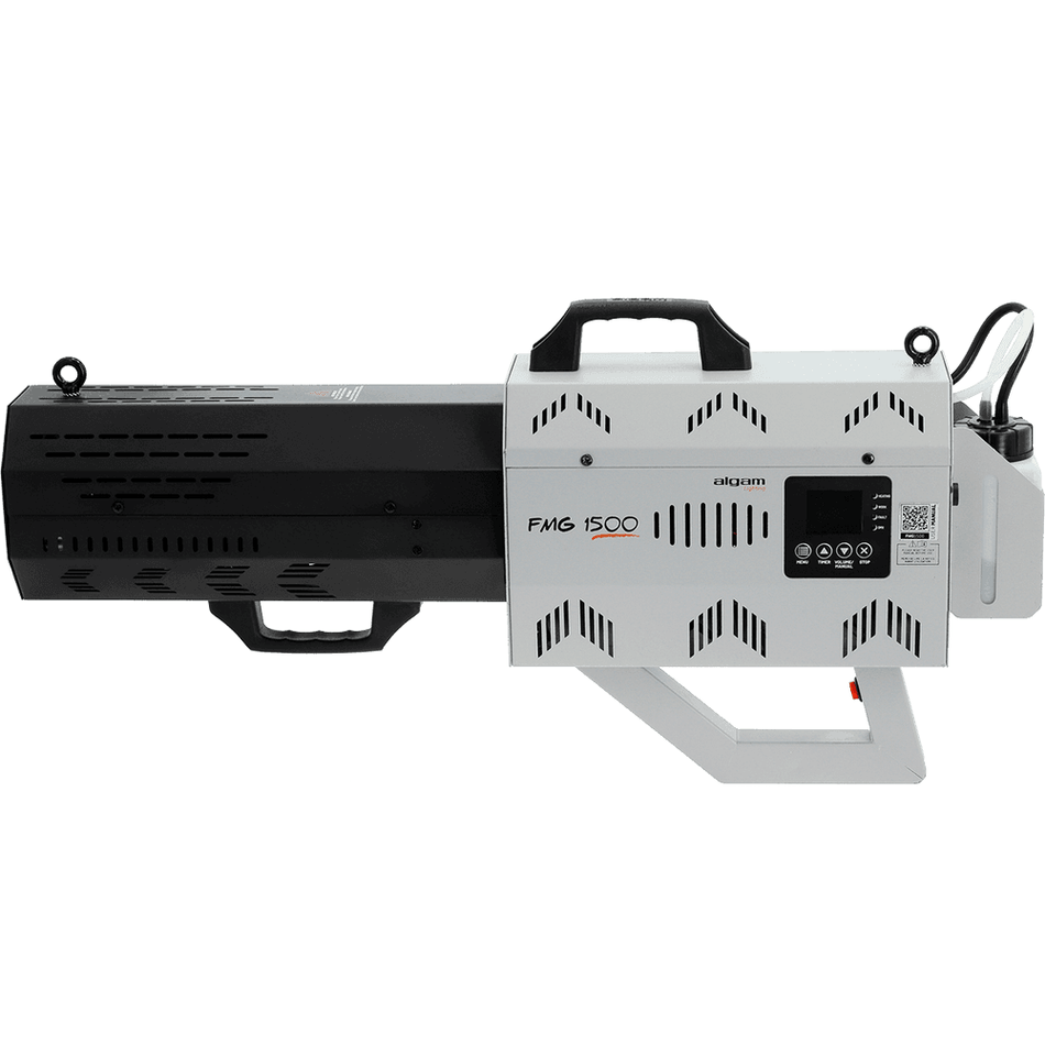 Algam Lighting FMG 1500 - Máquina de Humo Portátil Tipo Cañón 1500W con LEDs RGBA - Tempo Shop