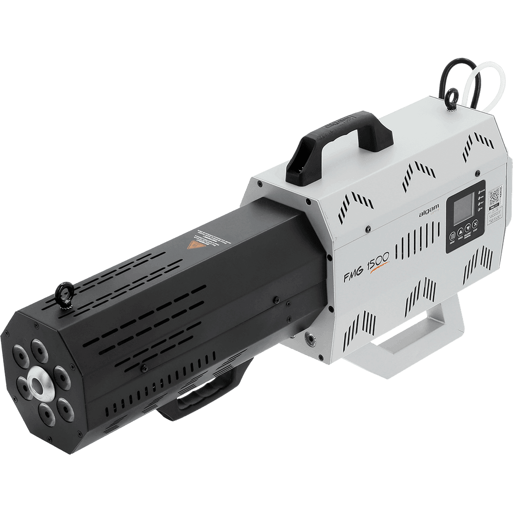 Algam Lighting FMG 1500 - Máquina de Humo Portátil Tipo Cañón 1500W con LEDs RGBA - Tempo Shop