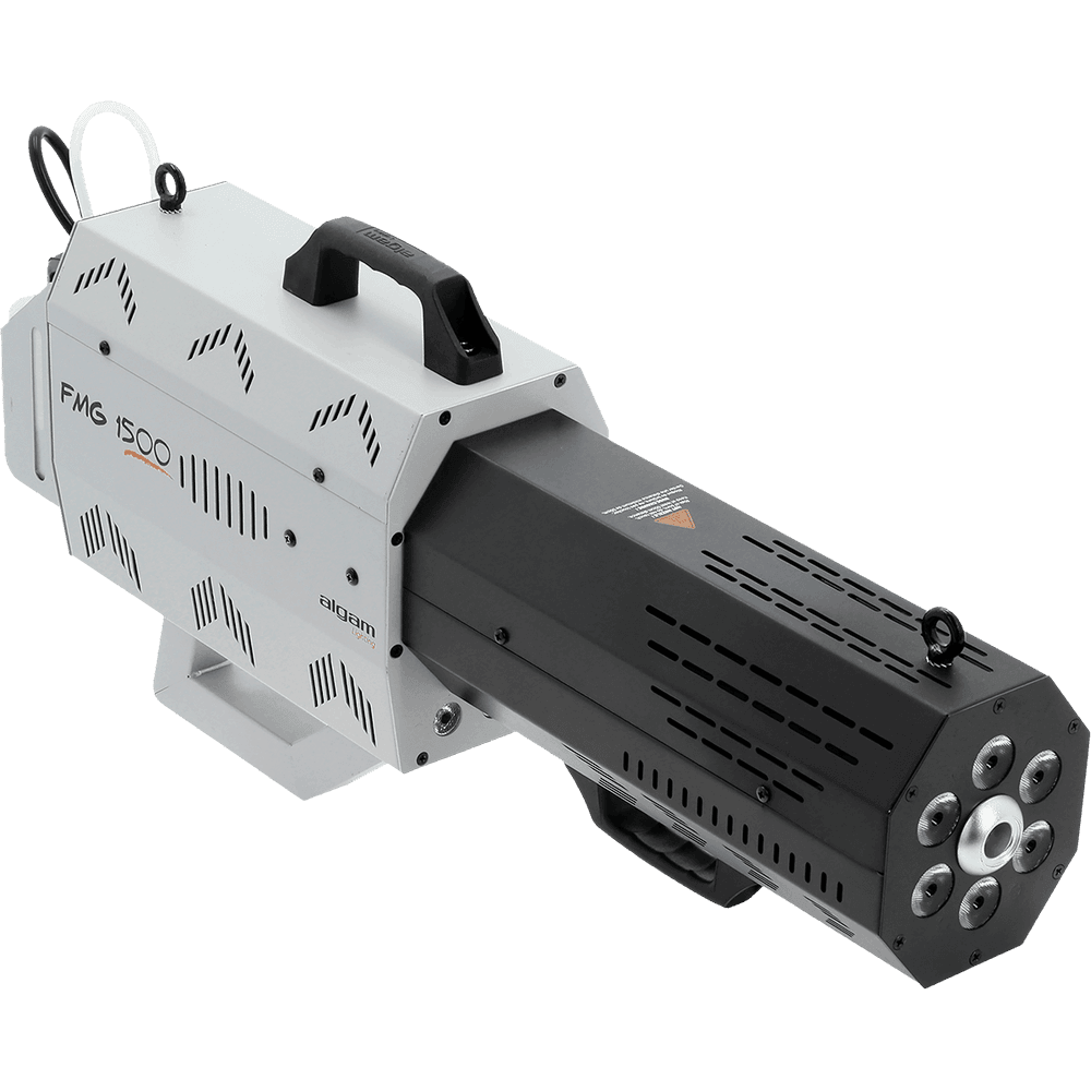 Algam Lighting FMG 1500 - Máquina de Humo Portátil Tipo Cañón 1500W con LEDs RGBA - Tempo Shop