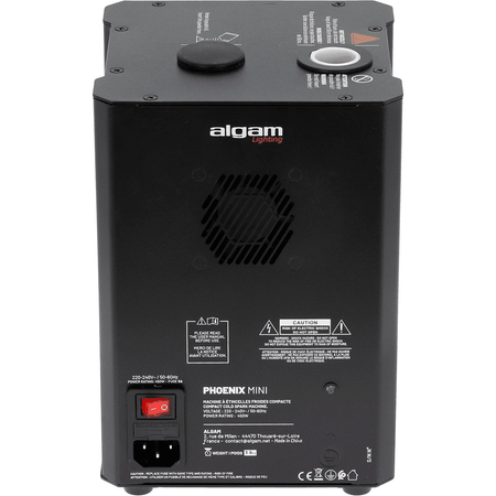 Algam Lighting LALPHOENIX-MINI - Máquina de efectos de chispa fría compacta de 450W - Tempo Shop