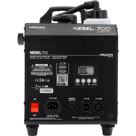 Algam Lighting NEBEL 700 - Máquina de Humo Bajo 700 W con Control DMX y Efecto Suelo - Tempo Shop