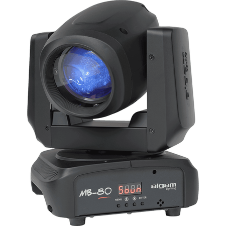 Algam MB80 - Cabeza móvil Beam LED blanco de 80W (efectos de color, arco iris y estroboscópico) - Tempo Shop
