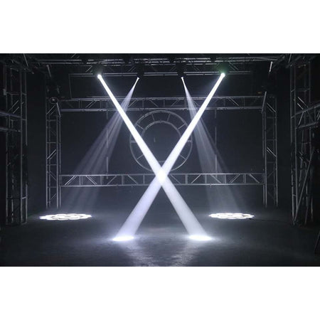 Algam MB80 - Cabeza móvil Beam LED blanco de 80W (efectos de color, arco iris y estroboscópico) - Tempo Shop