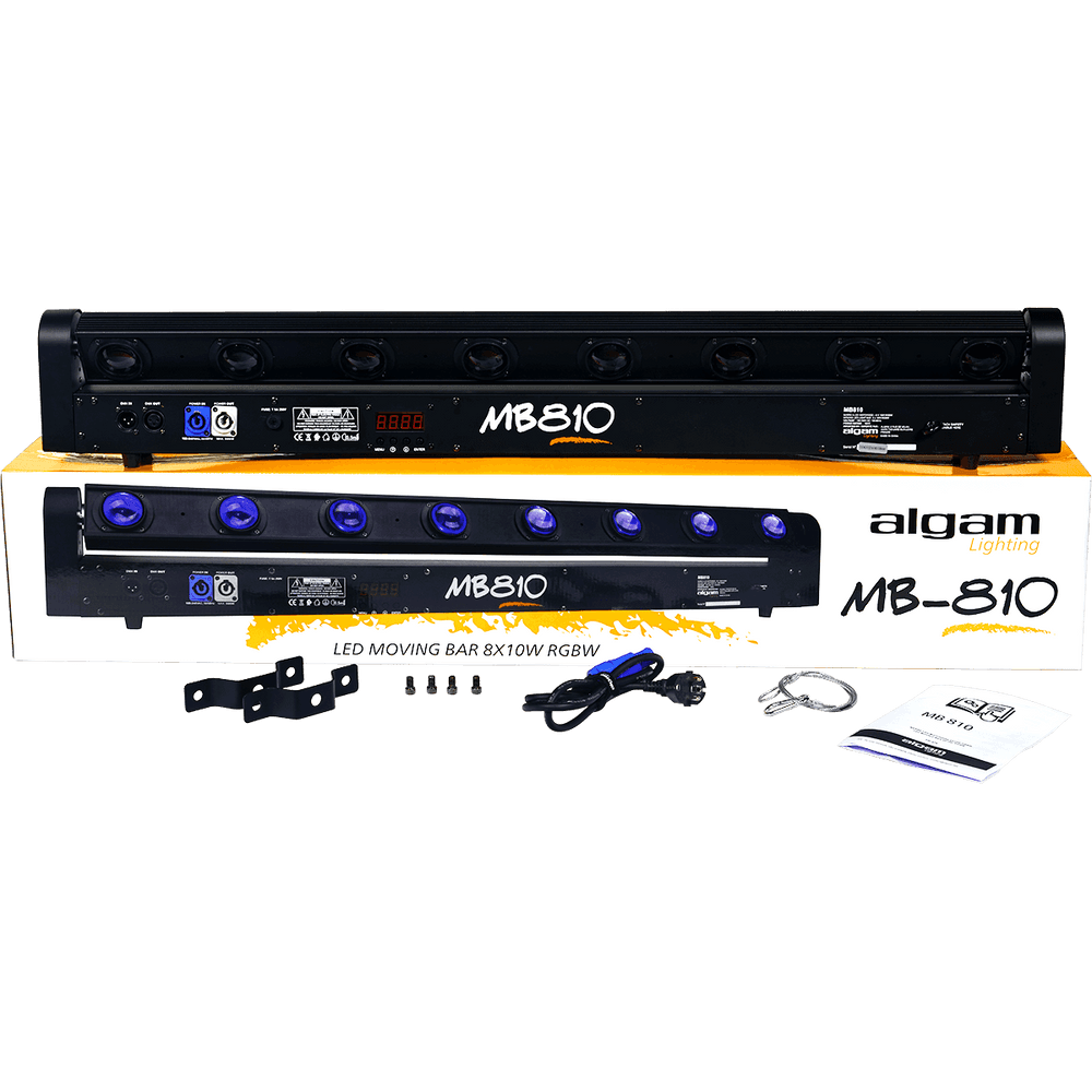 Algam MB810 – Barra LED motorizada 8×10W RGBW - Tempo Shop