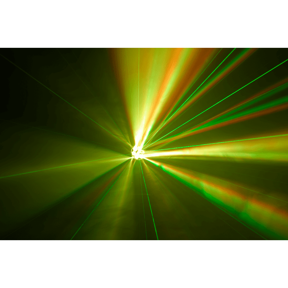 Algam MHE60 – Cabeza móvil LED WASH 6×15W RGBW + Láser verde 200 mW - Tempo Shop