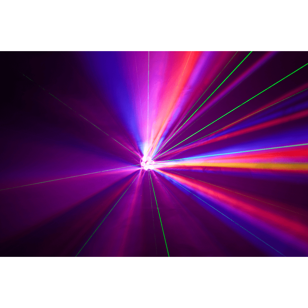 Algam MHE60 – Cabeza móvil LED WASH 6×15W RGBW + Láser verde 200 mW - Tempo Shop