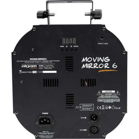 Algam MOVING-MIRROR-6 – Efecto bola de espejos motorizada - Tempo Shop