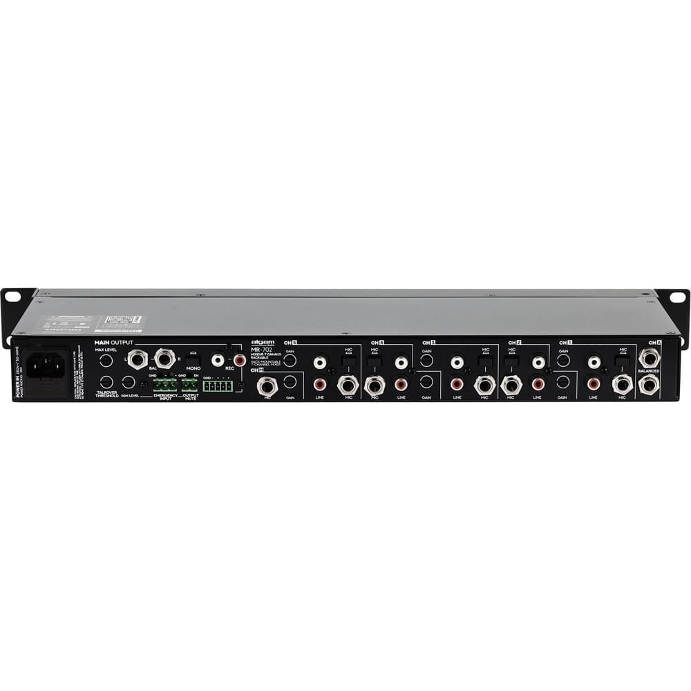 Algam MR-702 – Mezclador rackeable de 7 canales - Tempo Shop