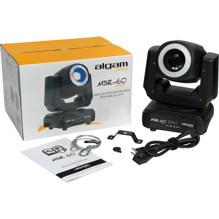 Algam MSR60 – Cabeza Móvil Spot LED 60W con Anillo LED - Tempo Shop