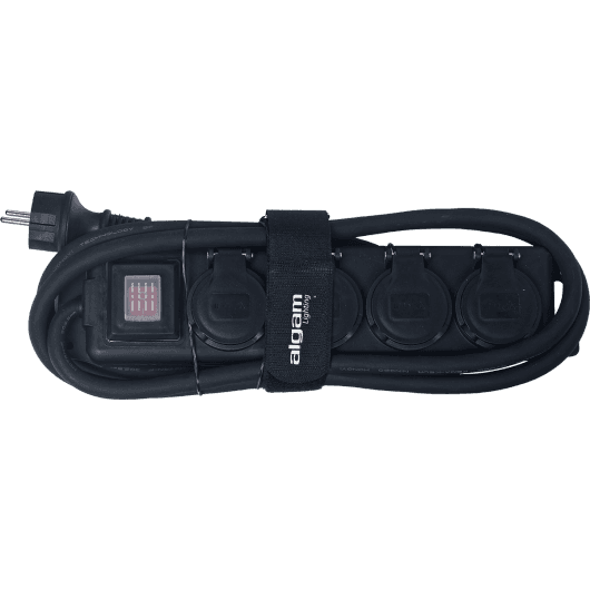 Algam MULTI-4IP – Regleta profesional estanca de 4 tomas con interruptor - Tempo Shop