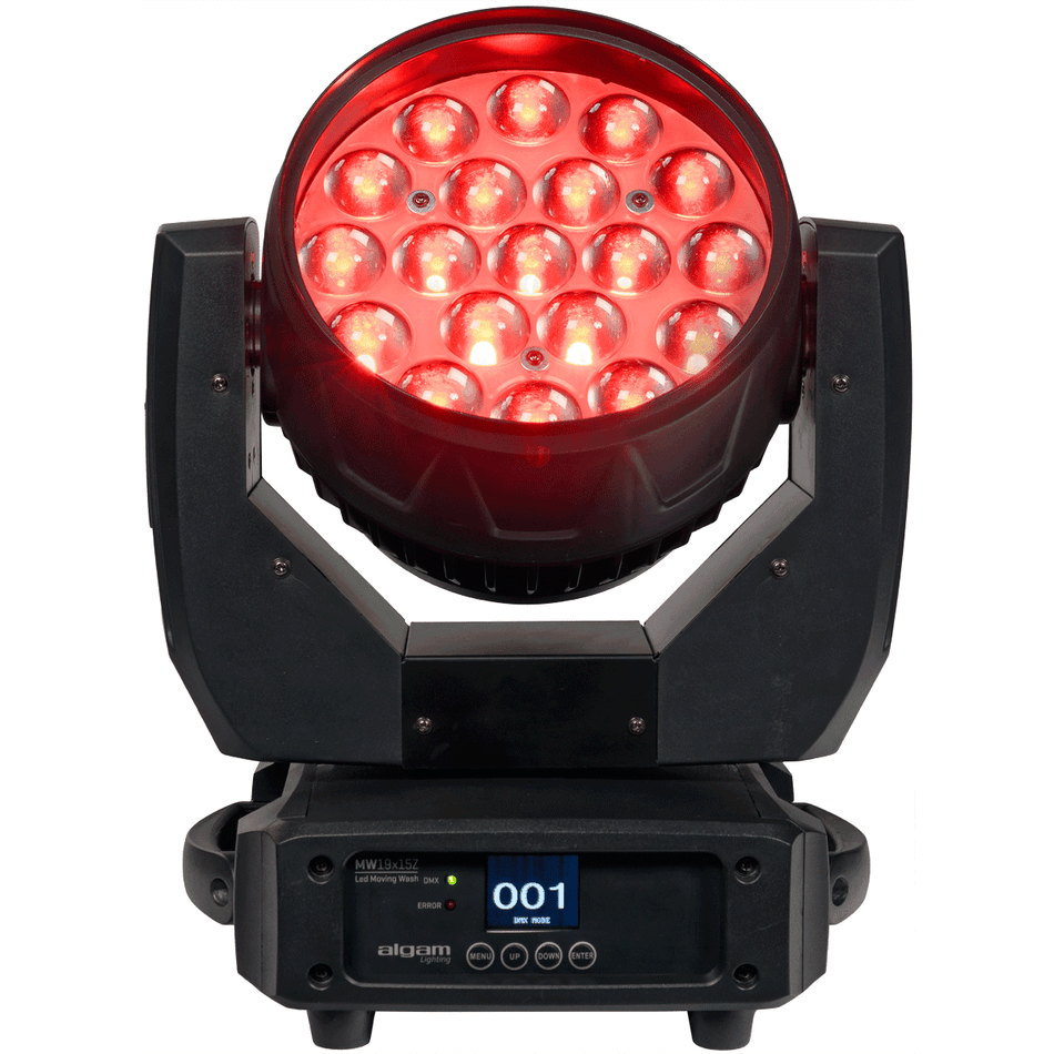 Algam MW19X15Z – Cabeza móvil LYRE WASH ZOOM 19×15W LEDs 4 en 1 - Tempo Shop