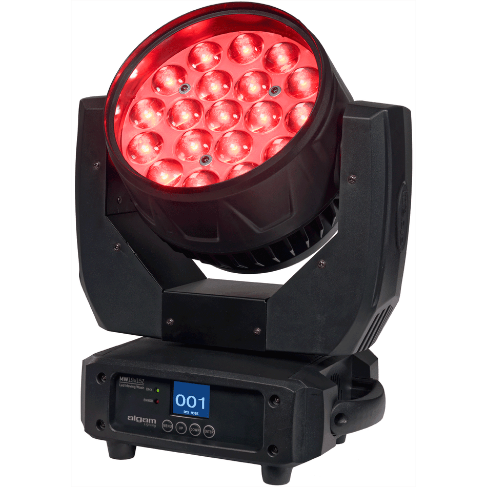 Algam MW19X15Z – Cabeza móvil LYRE WASH ZOOM 19×15W LEDs 4 en 1 - Tempo Shop