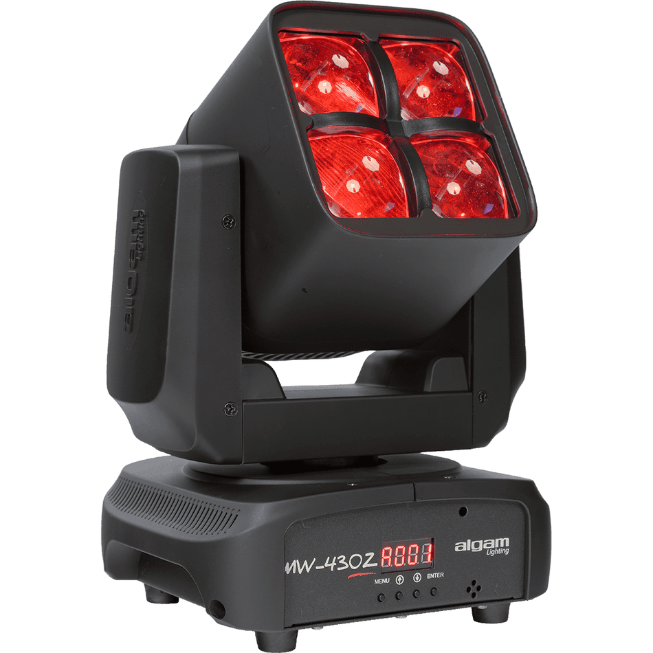 Algam MW430Z – Cabeza móvil Luz LED WASH 4 × 30W RGBW con Zoom - Tempo Shop