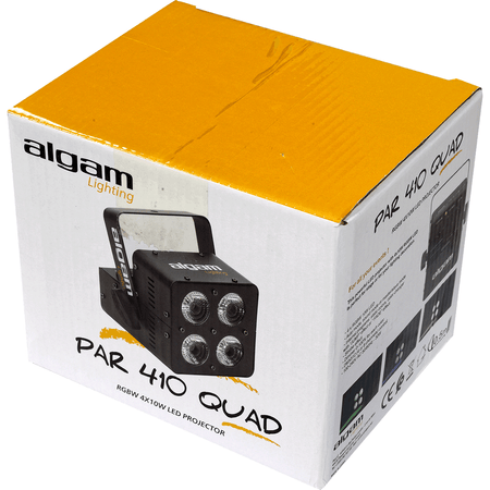 Algam PAR-410-QUAD – Foco proyector LED 4×10W RGBW - Tempo Shop