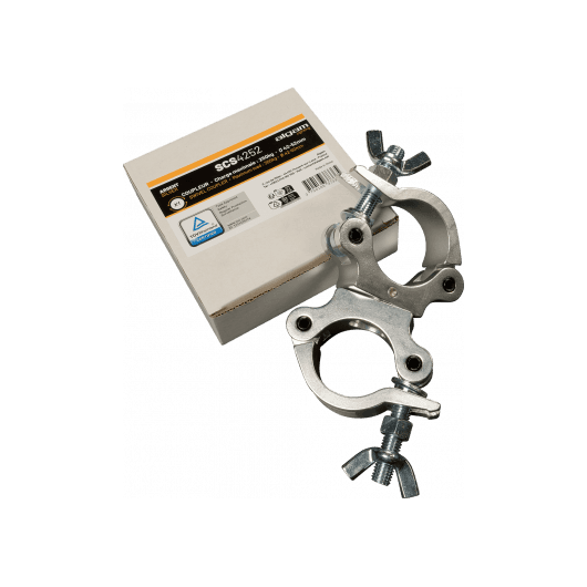 Algam SCS-4252-250KG – Acoplador regulable 42–52 mm, capacidad 250 kg, plata - Tempo Shop