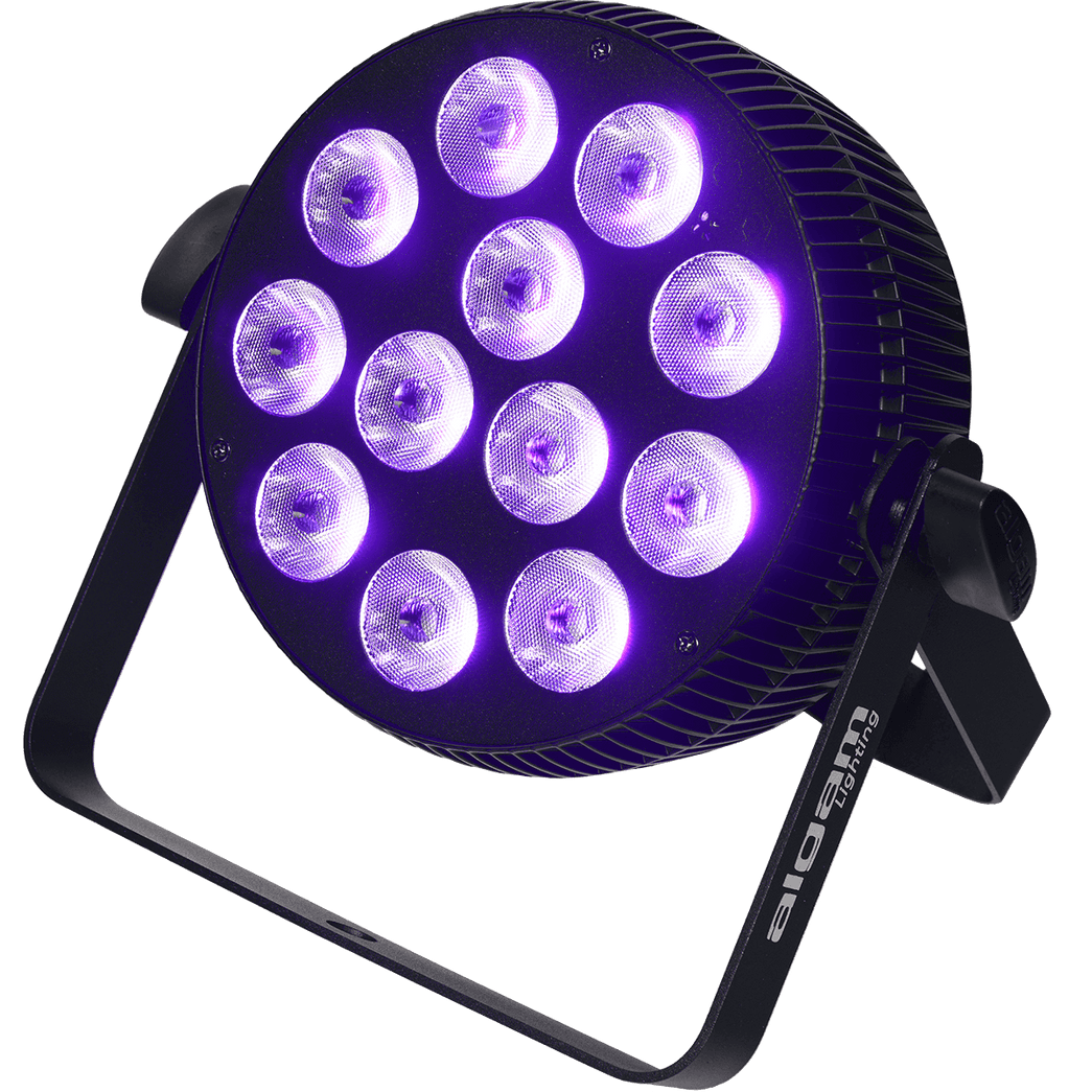 Algam SLIMPAR-1210-HEX – Foco proyector LED Slim 12×10W RGBWAU - Tempo Shop