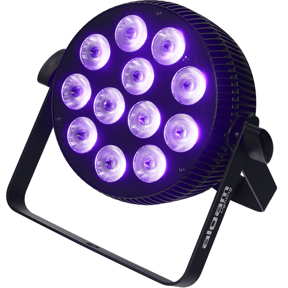 Algam SLIMPAR-1210-HEX – Foco proyector LED Slim 12×10W RGBWAU - Tempo Shop