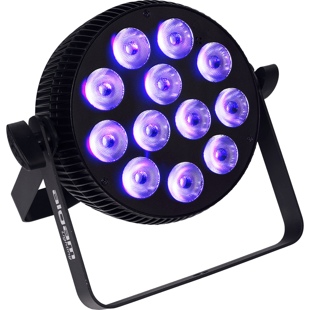 Algam SLIMPAR-1210-HEX – Foco proyector LED Slim 12×10W RGBWAU - Tempo Shop