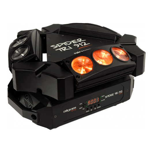 Algam SPIDER-TRI-912 – Mini Barras Motorizadas Beam 9×12W - Tempo Shop