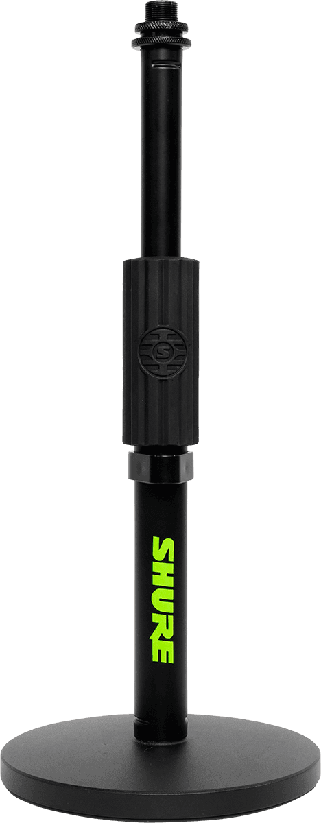 Shure by Gator SH-DESKTOP1 – Soporte de escritorio con base redonda para micrófono