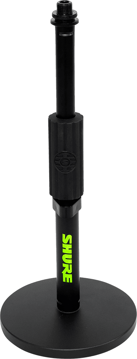 Shure by Gator SH-DESKTOP1 – Soporte de escritorio con base redonda para micrófono