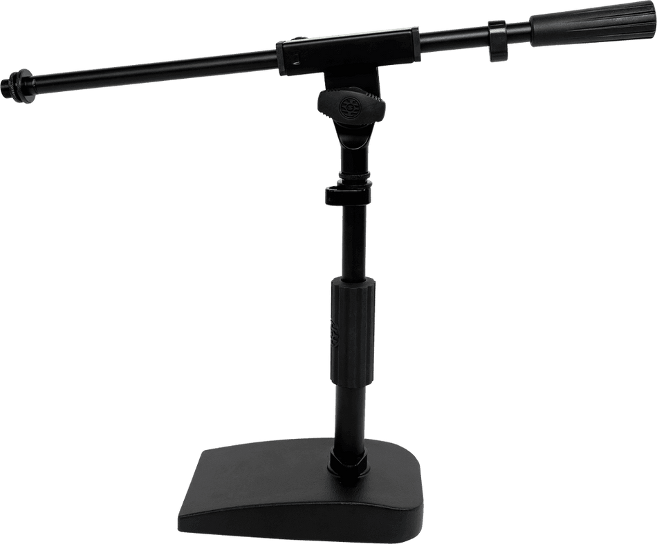 Shure by Gator SH-DESKTOP2 – Pie de micrófono compacto de escritorio con altura regulable