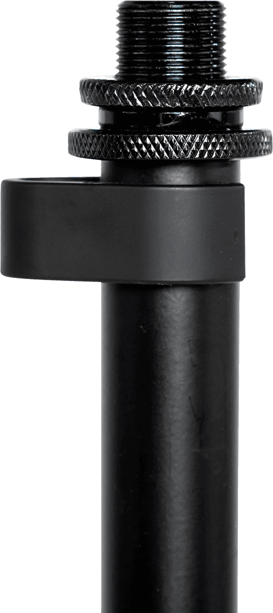 Shure by Gator SH-RBMICSTAND10 – Soporte de micrófono recto de suelo con base redonda de 25 cm