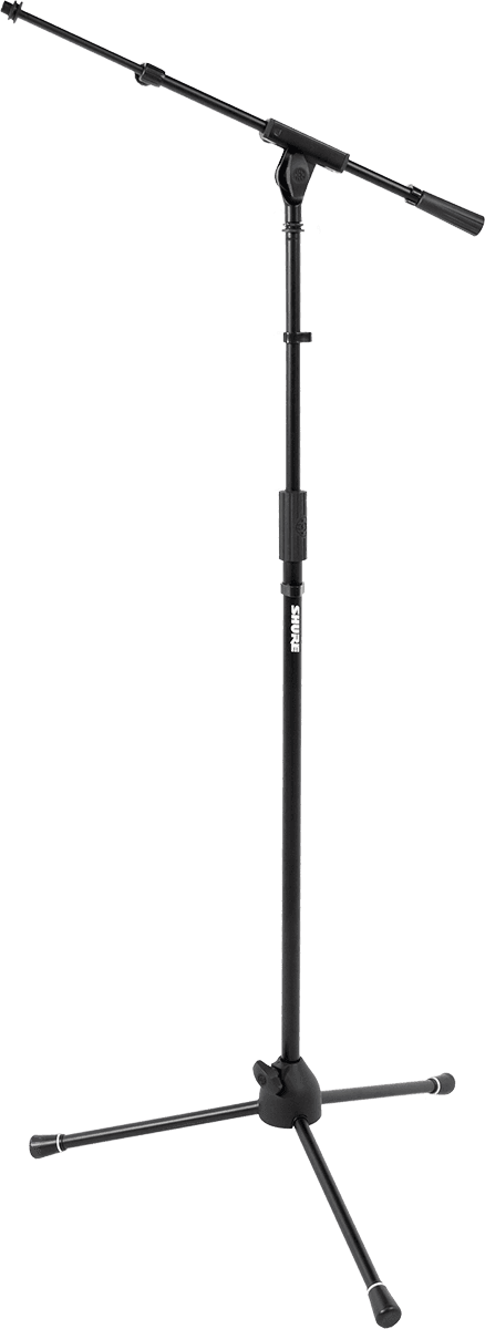 Shure by Gator SH-TDSTANDTBM – Soporte de micrófono de suelo con base trípode y altura regulable