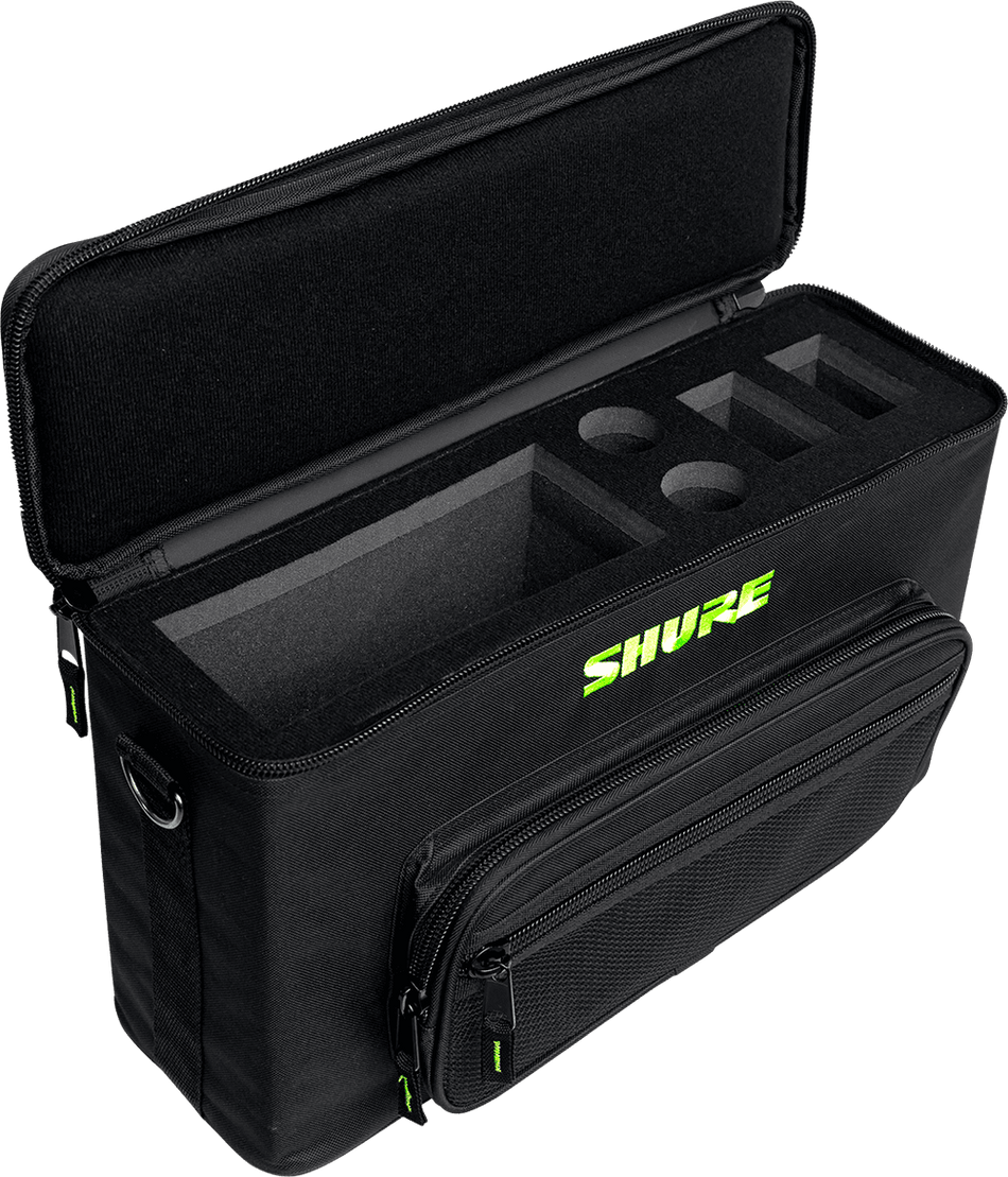 Shure by Gator SH-WRLSSCARRYBAG-2 – Funda de nylon para 2 sistemas inalámbricos completos