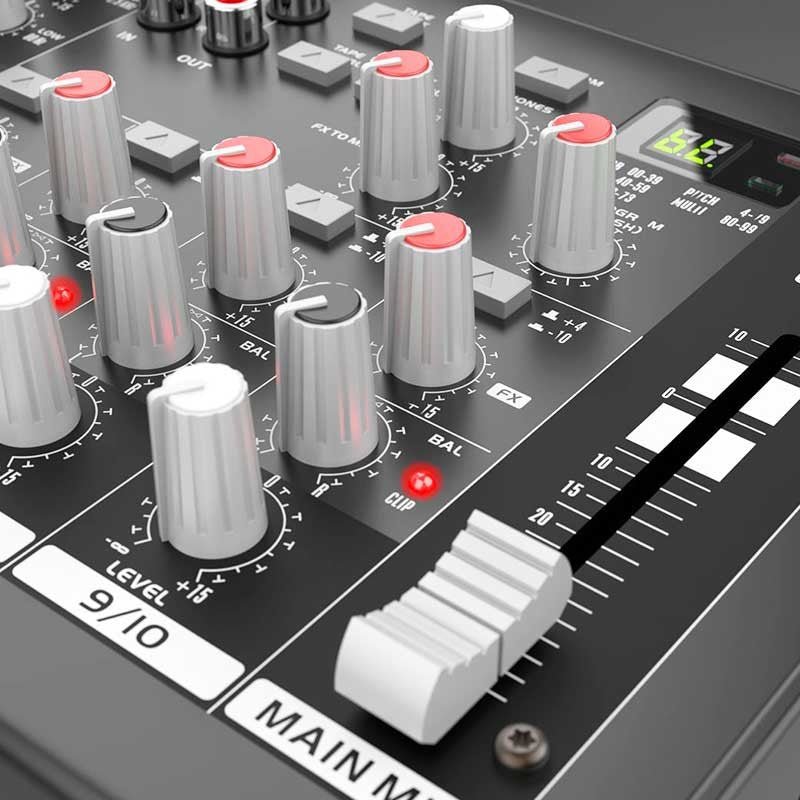 Audibax 1002 FX USB - Mesa Mezclas 10 Canales Con Efectos y USB - Tempo Shop