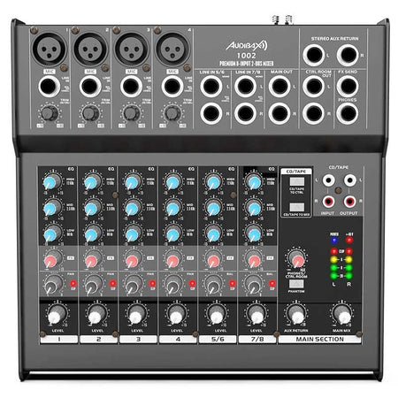 Audibax 1002 - Mesa Mezclas 8 canales - Tempo Shop