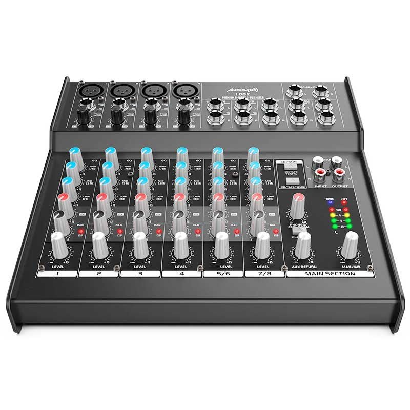 Audibax 1002 - Mesa Mezclas 8 canales - Tempo Shop