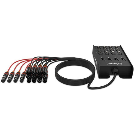 Audibax 10116238 - Cajetín Escenario 12 Entradas 4 Salidas 15m - Tempo Shop