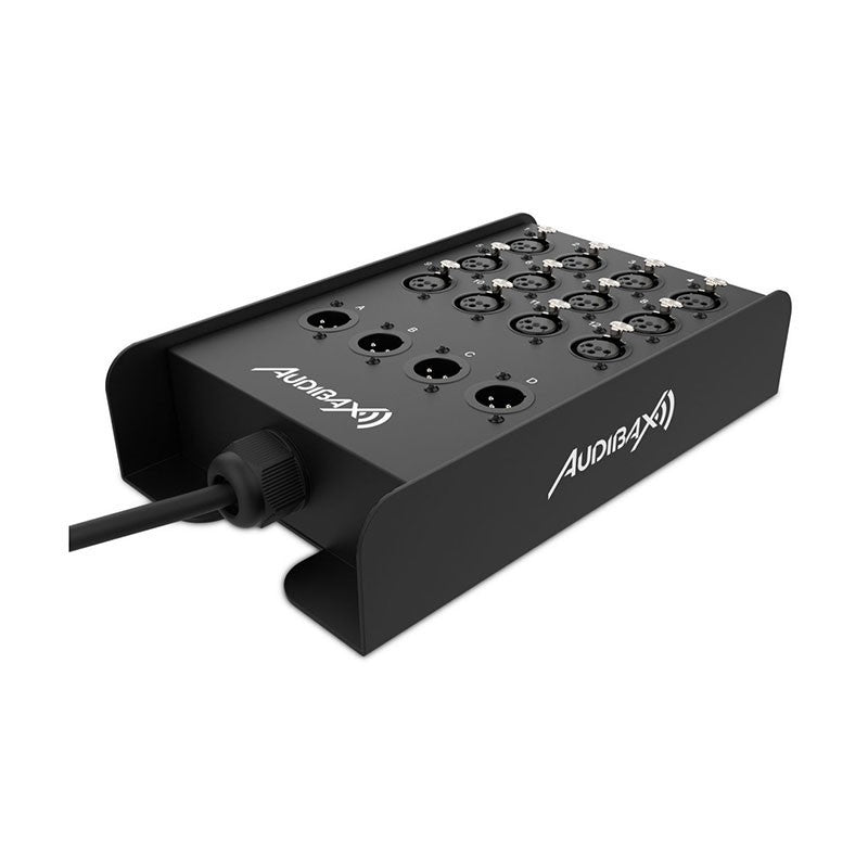 Audibax 10116238 - Cajetín Escenario 12 Entradas 4 Salidas 15m - Tempo Shop