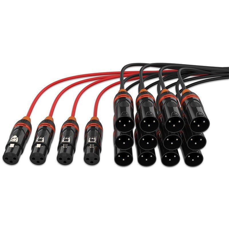 Audibax 10116238 - Cajetín Escenario 12 Entradas 4 Salidas 15m - Tempo Shop