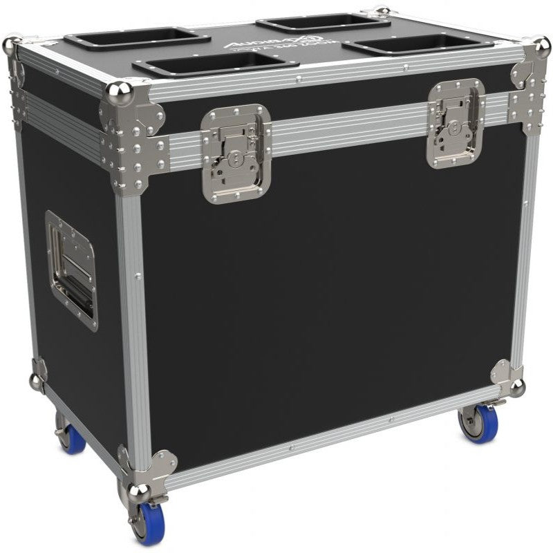 Audibax 10242473 - Kit 2 Cabezas Audibax Iowa 360 Zoom 2 Unidades + Flightcase Doble a Medida - Tempo Shop