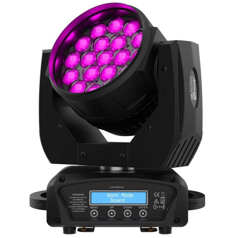 Audibax 10242475 - Kit 2 Cabezas Audibax Iowa Pix 300 + Flightcase Doble a Medida - Tempo Shop