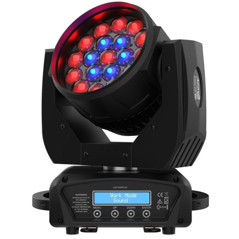 Audibax 10242475 - Kit 2 Cabezas Audibax Iowa Pix 300 + Flightcase Doble a Medida - Tempo Shop