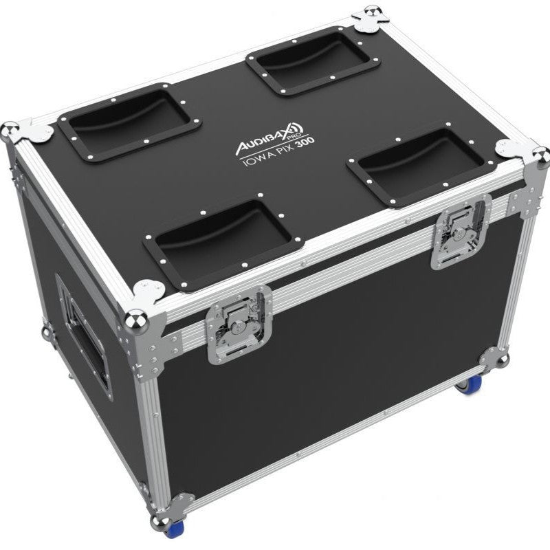 Audibax 10242475 - Kit 2 Cabezas Audibax Iowa Pix 300 + Flightcase Doble a Medida - Tempo Shop
